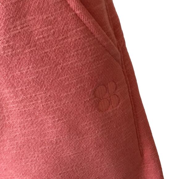 Sweaty Betty Blush Pink Essentials High Waist Longline Sweat Shorts - Picture 7 of 11